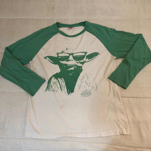 Playera Star Wars Oficial Vintage Yoda Camiseta Retro 70s