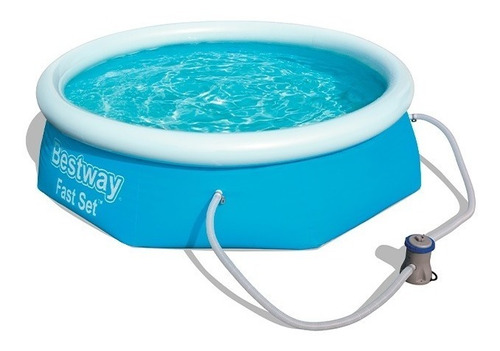 Piscina Fast Set Con Filtro 244 X 66 Cm Bestway