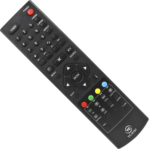 Controle Remoto Compatível Com Tv Led Philco Vc-8191