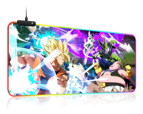 Alfombrilla De Ratón Rgb Anime Z Custom, Ratón Grande Para J