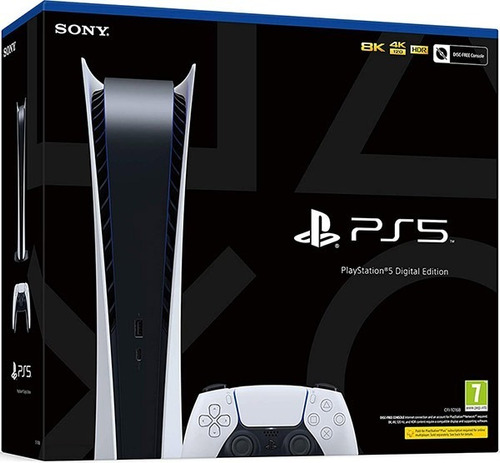 Sony Playstation 5 Ps5 825gb Color  Blanco Y Negro