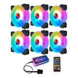 Ventilador De Enfriamiento De Chasis Coolmoon Rgb De 120 Mm