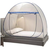 Mosquitera Desplegable Con Cama Matrimonial En La Parte Inte