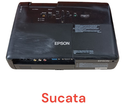 Projetor Epson Power Lite S5+ Usado Sucata P/ Retirar Peças 