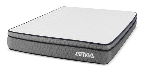 Colchon De Espuma 2 Plazas 140x190 Atma Euro Top Memory Foam