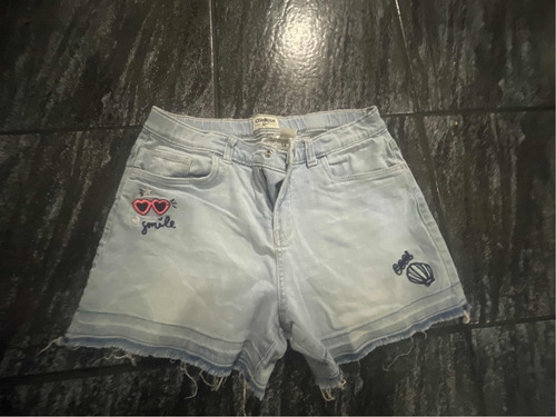 Short Nena Oshkosh Talle 14 Jean Bordado