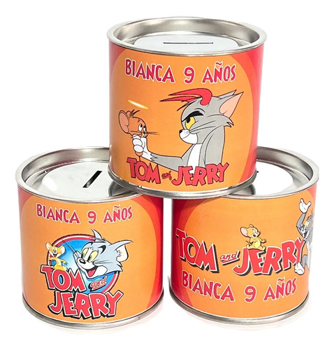 Alcancias Souvenir Personalizadas X 15 Tom Y Jerry