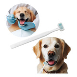 Cepillo Dental Perros Gatos Higiene Doble Sarro Limpio Nuevo