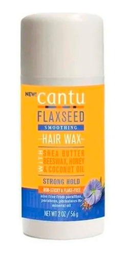 Cantu Flaxseed Smoothing Hair Wax Strong Hold 56gr. Imp.
