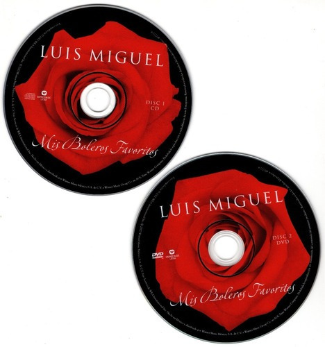 Cd + Dvd Luis Miguel - Mis Boleros Favoritos - Nuevo Versión Del Álbum Cd+dvd