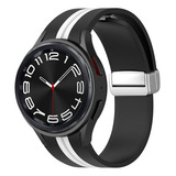 Malla Para Samsung Galaxy Watch 6 /6 Classic, Negro Y Blanco