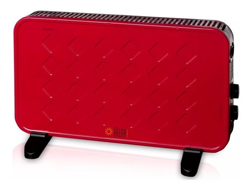 Panel Calefactor Convector Eléctrico Termostato 2000w Rojo