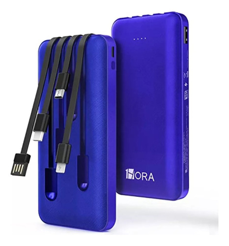 Power Bank 1hora iPhone Android V3 Multipuertos 10000mah 