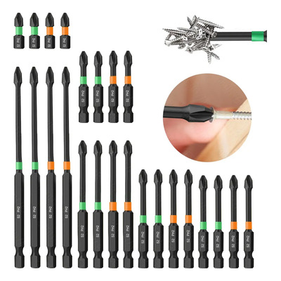 24 Piezas De Brocas Phillips Magnéticas De Alta Dureza | MercadoLibre