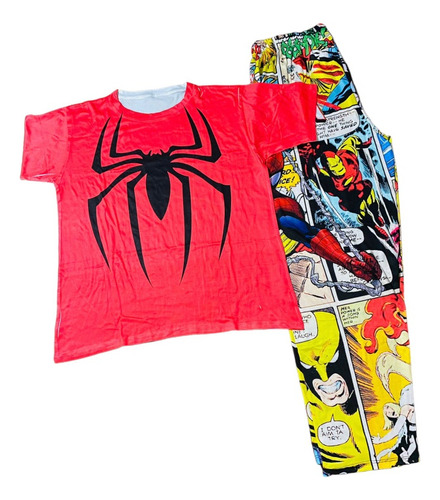 Pijama Spiderman Para Hombre 