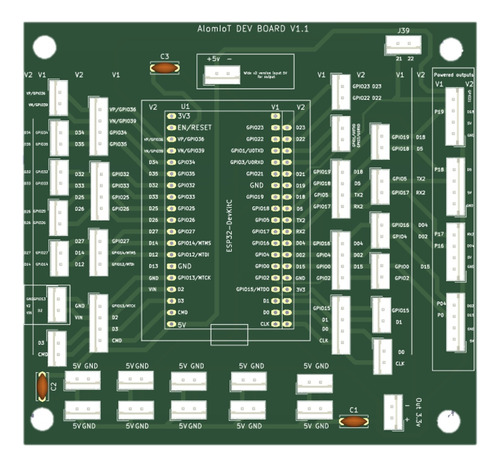 Shield De Desarrollo Para Esp32 Para V1 Y V2 + Anticorto