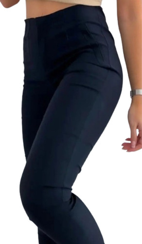 Pantalon De Bengalina Cintura Avispa