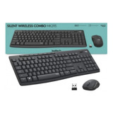 Kit Logitech Teclado Mouse Silent Touch Sem Fio Wireles Org