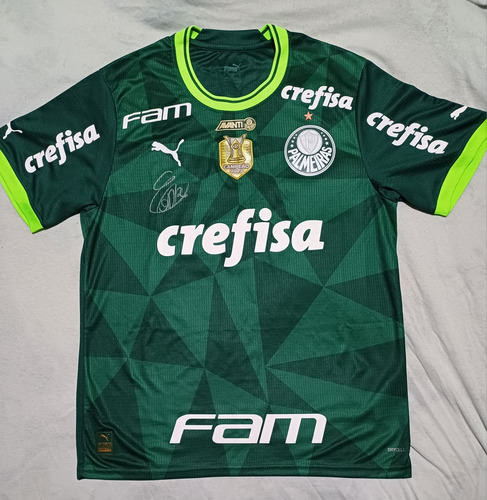 Camisa Palmeiras Autografada Endrick Dodeca Com Marca Sep