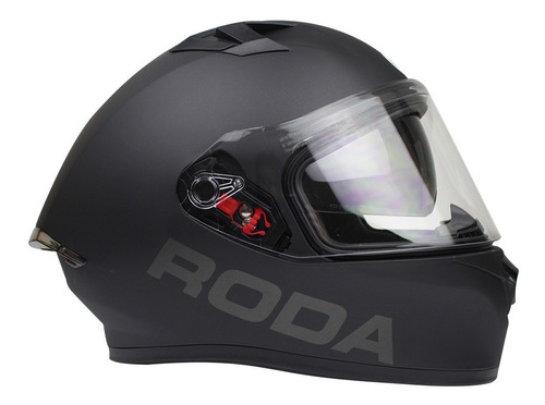 Casco Roda Course Cerrado Negro Mate Svs Certificado Dot