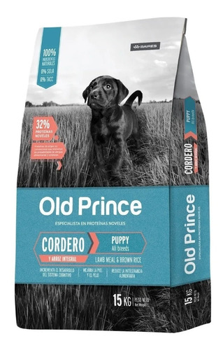Old Prince Puppy  Cordero Y Arroz 3kg