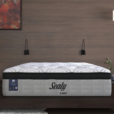 Colchón Y Box Matrimonial Sealy Soporte Firme Kanpur | Meses sin interés