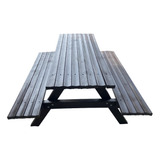 Mesa Canadiense Picnic De Madera Plastica