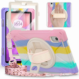 Mica+funda Para Lenovo Tab M9 (tb-310fu) 9'' 2023+rudo Rosa