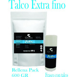 Kit Rellena Pack Talco Extra Fino Para Uso En Barber