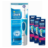 Escova Elétrica Oral-b Vitality 110v + 6 Refil Floss Action