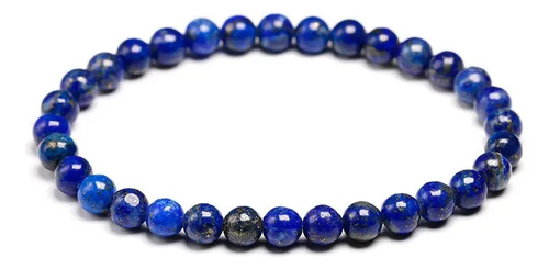 Pulseira De Contas 6mm Lapis Lazuli Pedra Natural Genuina | MercadoLivre