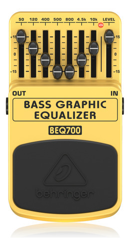 Pedal Behringer Bass Graphic Equalizer Beq700 Color Amarilo