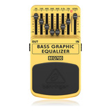 Pedal Behringer Bass Graphic Equalizer Beq700 Color Amarilo