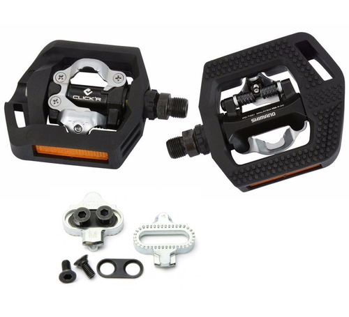 Pedal Shimano T421 Click'r Plataforma E Clip Dupla Face Mtb