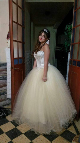 Venta Vestido De 15 Años Dorado