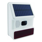 Alarma Sirena Con Baliza Solar C/ Control Sensor Movimiento