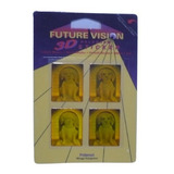 Tarjeta Holograma 3d Cachorro Future Visión Pegatina Vintage