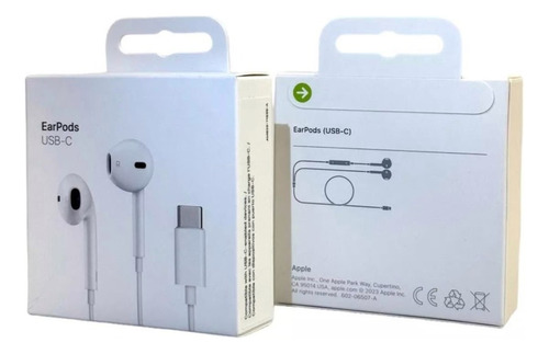 Auriculares Earpods Conector Usb C Compatible Iphone15 15pro