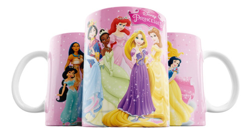 Taza De Princesas - Disney  - Diseño Exclusivo - #12