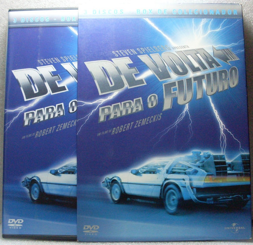 De Volta Para O Futuro, Dvd Triplo C/ Luva Original