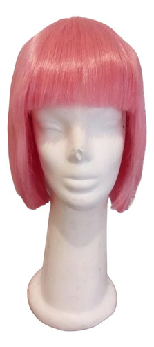 Peluca Rosa Fibra Semi Opaca By La Parti Wig!