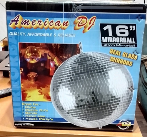 Mirrorball De Cristales (reales) 40 Cm (16 )-  American Dj