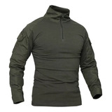 Hombre Uniforme Militar Táctico Hombres Camisa De Combate De