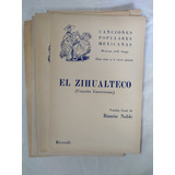 El Zihualteco - Coral Ramón Noble - Ricordi - Partituras