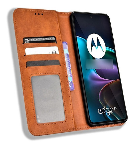 Motorola  Edge 30    Cartera Funda Tarjetero Protección 