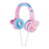 Peppa Pig Auriculares Supraaurales Niños: Diadema Ajustable,