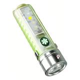 Mini Linterna Led Recargable Bolsillo Camping Multifuncional