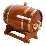 Barriles De Vino De Madera, Barril De Roble Con Soporte, 1l