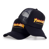 Gorra De Verano Thrasher Hip Hop Snapback Con Visera