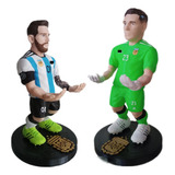 Soporte Leonel Messi Y Dibu E. Joystick Y Celular Ps4 Xbox